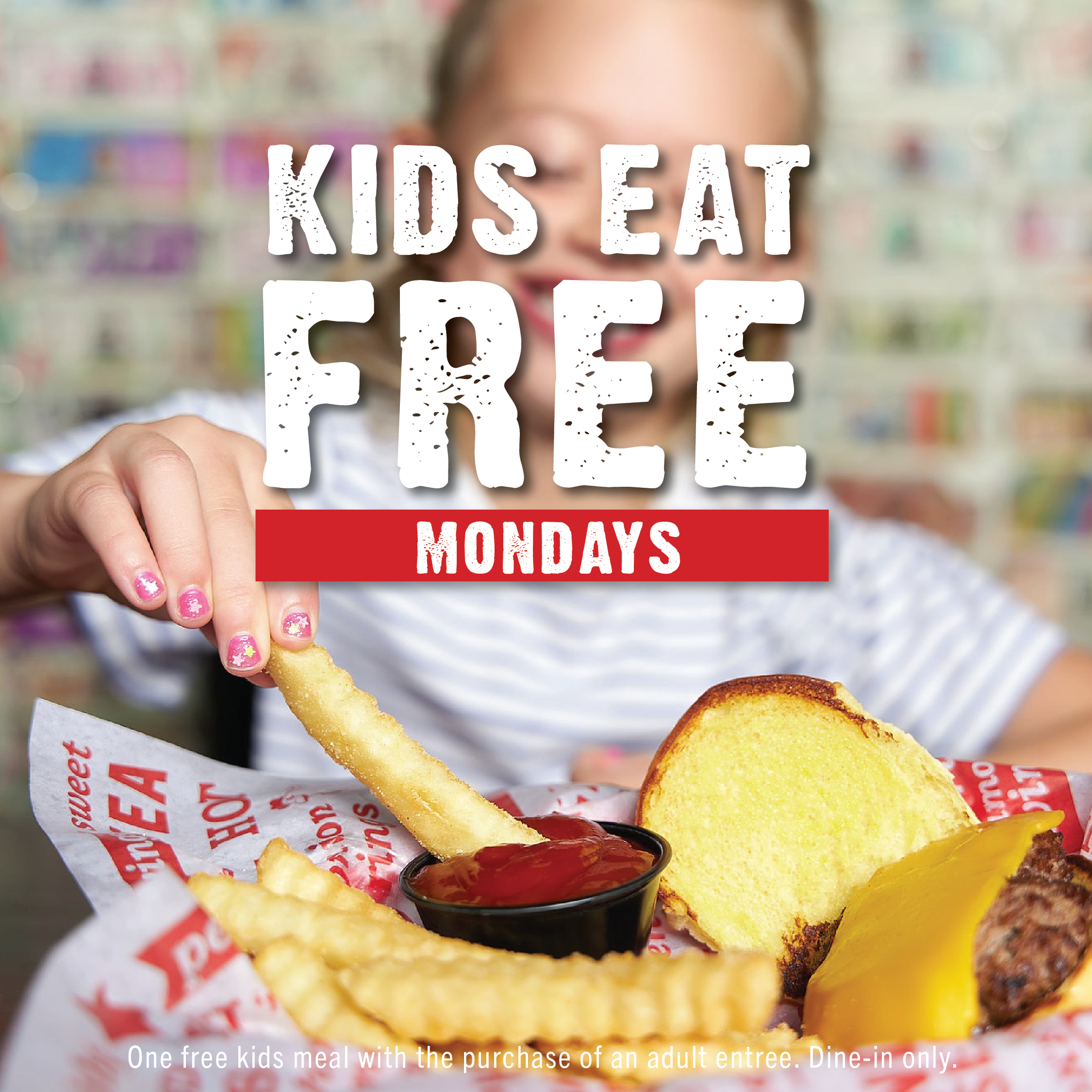 Kids Eat Free in on Monday at Jefferson's in Topeka